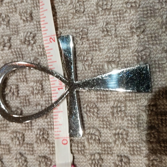 -- SOLD -- Evil Pawn Ankh Pendant Necklace Stainless Steel - Picture 6 of 7